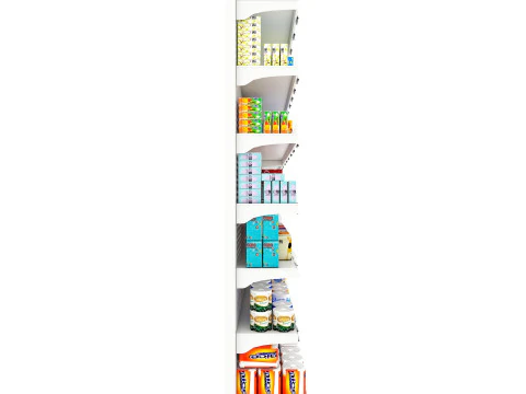 Tissue and Toilet Papers Display LB26 3D Model