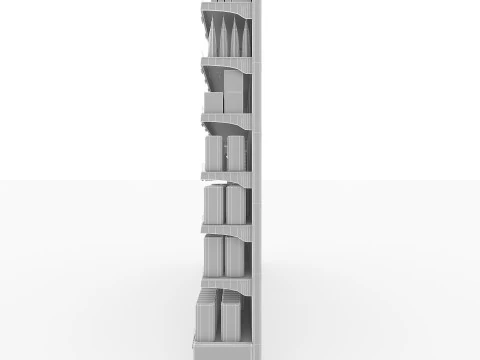 Tissue and Toilet Papers Display LB26 3D Model