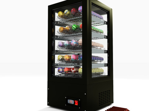 Macarons Display LB27 3Dモデル