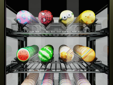 Macarons Display LB27 3D Model