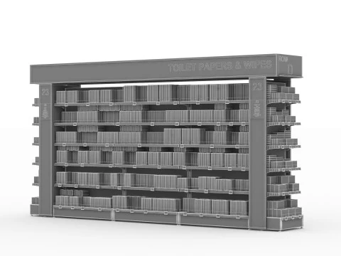 Etalase 01 SC01 Model 3D