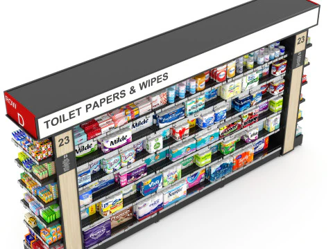 Etalase 01 SC01 Model 3D