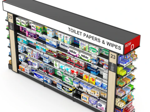 Etalase 01 SC01 Model 3D