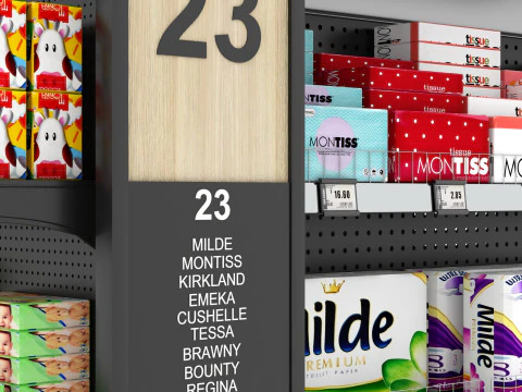 Etalase 01 SC01 Model 3D