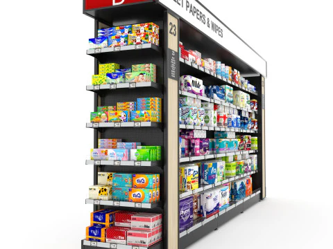 Etalase 01 SC01 Model 3D