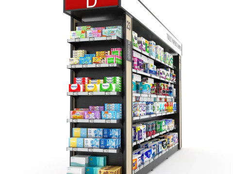 Etalase 01 SC01 Model 3D