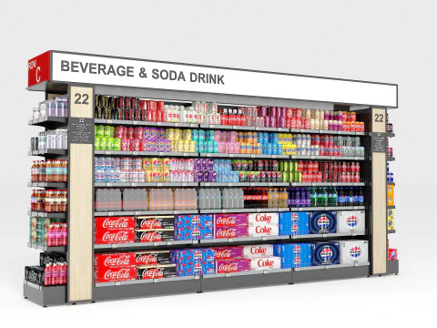 Вітрина 02 SC02 3D Модель