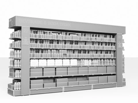 Вітрина 02 SC02 3D Модель