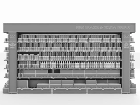 Вітрина 02 SC02 3D Модель