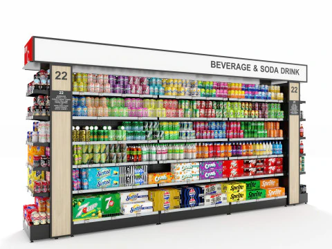 Вітрина 02 SC02 3D Модель