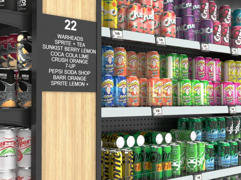 Вітрина 02 SC02 3D Модель