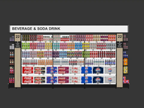 Вітрина 02 SC02 3D Модель