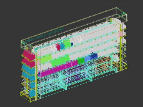 Вітрина 02 SC02 3D Модель