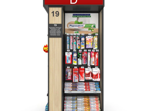 쇼케이스 04 SC04 3D 모델