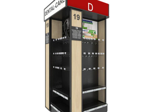 쇼케이스 04 SC04 3D 모델