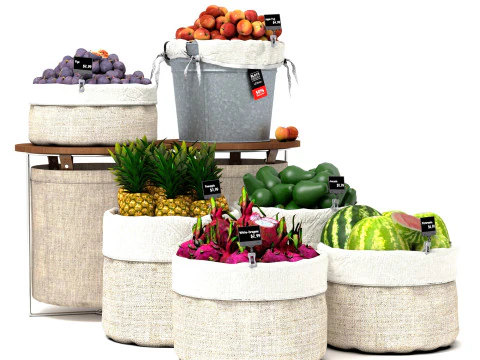 Etalase 07 SC07 Model 3D