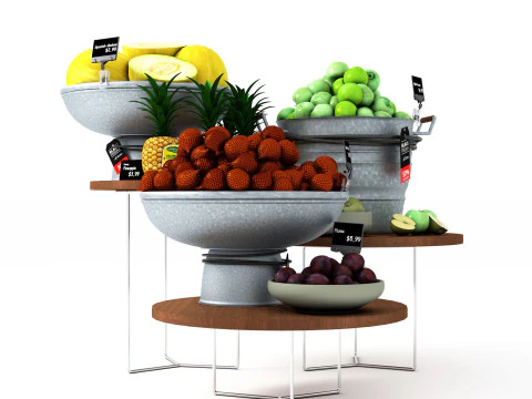 Etalase 08 SC08 Model 3D