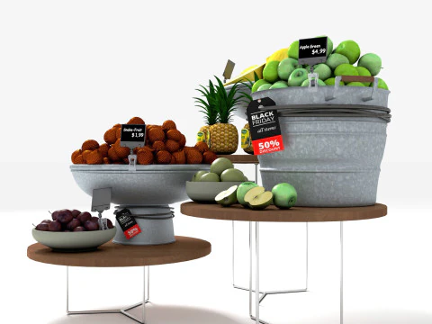 Etalase 08 SC08 Model 3D