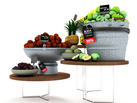 Etalase 08 SC08 Model 3D