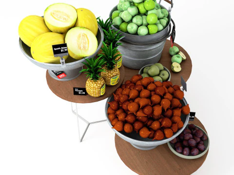 Etalase 08 SC08 Model 3D