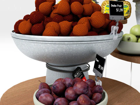 Etalase 08 SC08 Model 3D