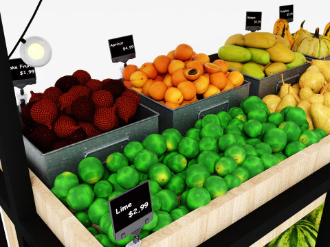 Vitrine 10 SC10 Modèle 3D