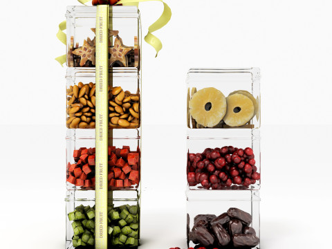 Dried Fruit 1 DF01 3D Modell