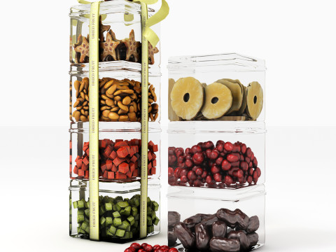 Dried Fruit 1 DF01 3D Modell
