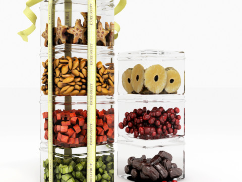 Dried Fruit 1 DF01 3D Modell