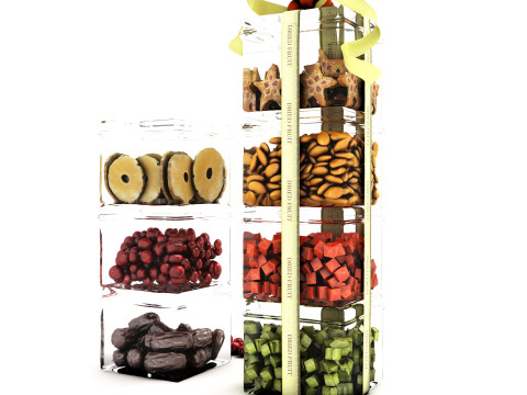Dried Fruit 1 DF01 3D Modell