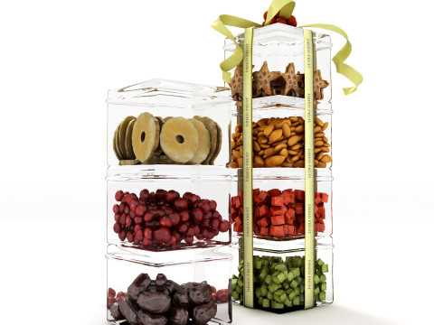 Dried Fruit 1 DF01 3D Modell