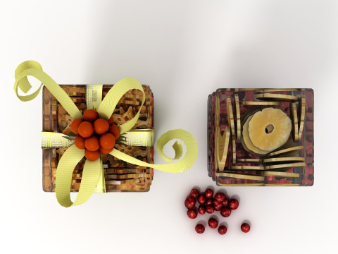 Dried Fruit 1 DF01 3D Modell
