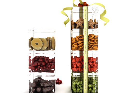 Dried Fruit 1 DF01 3D Modell