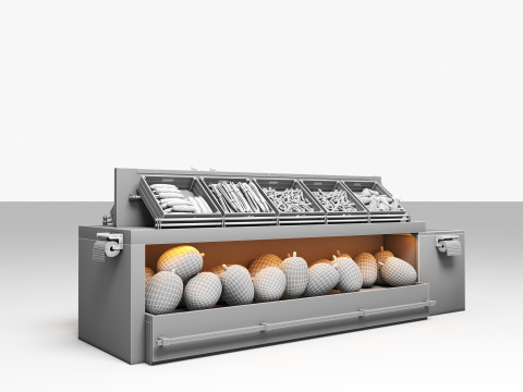 Витрина 12 SC12 3D Модель