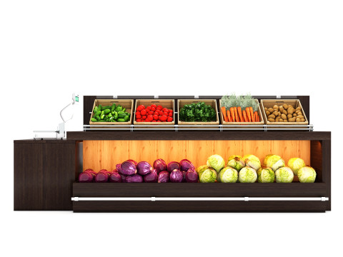 Витрина 12 SC12 3D Модель