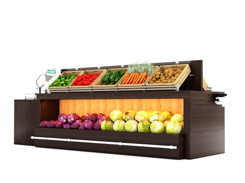 Витрина 12 SC12 3D Модель