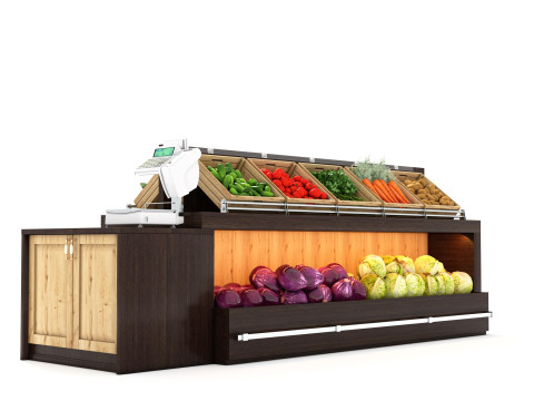 Витрина 12 SC12 3D Модель