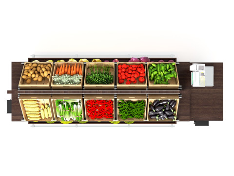 Витрина 12 SC12 3D Модель