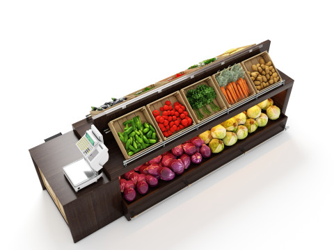 Витрина 12 SC12 3D Модель