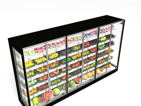 Refrigerator Display 01 RD01 3D Model