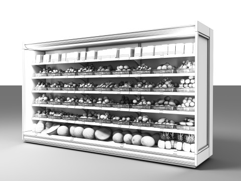 Koelkastdisplay 01 RD01 3D Model