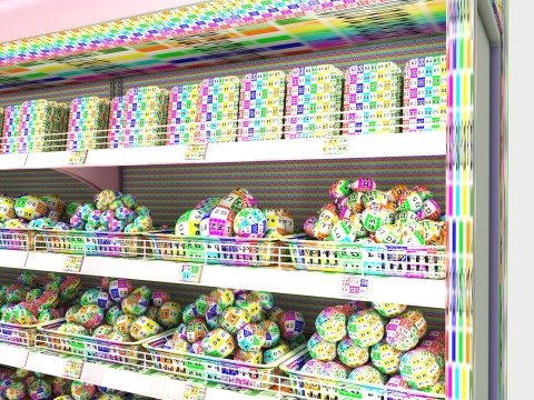 Koelkastdisplay 01 RD01 3D Model