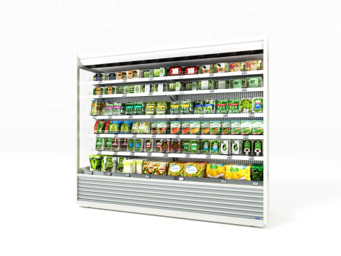 Expositor para Geladeira 02 RD02 Modelo 3D