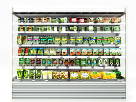 Refrigerator Display 02 RD02 3D Model