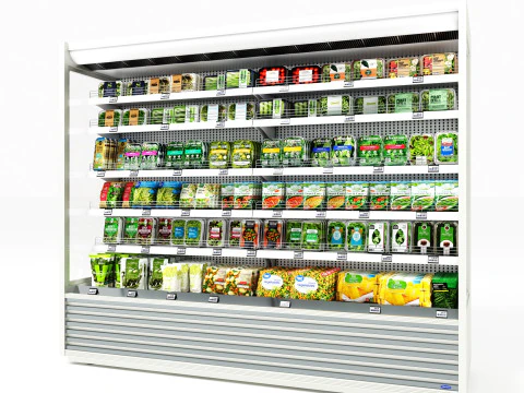 Refrigerator Display 02 RD02 3D Model