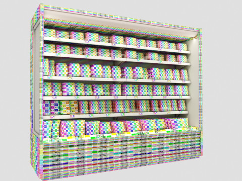 Koelkastdisplay 02 RD02 3D Model