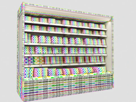 Refrigerator Display 02 RD02 3D Model