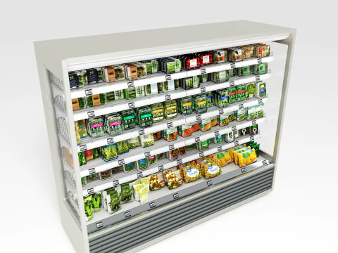 Refrigerator Display 02 RD02 3D Model