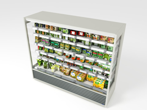 Koelkastdisplay 02 RD02 3D Model