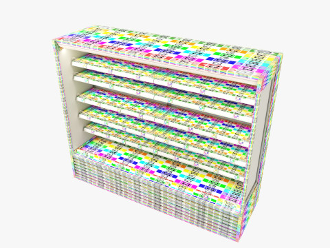Koelkastdisplay 02 RD02 3D Model